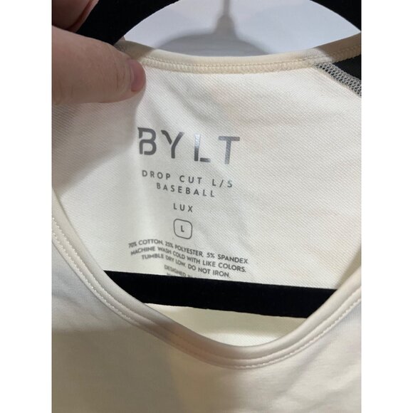 Bylt‎ Baseball Drop Cut Lux Long Sleeve T-Shirt - NWT Size L - Picture 2 of 3